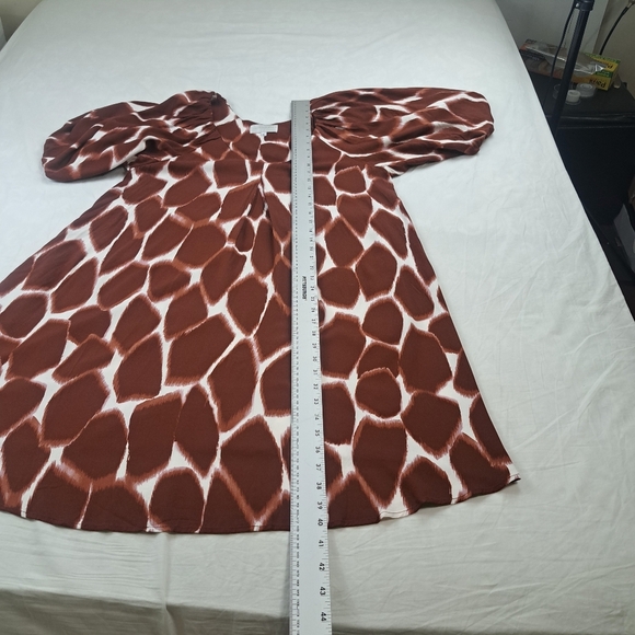 Anthropologie Corey Lynn Calter Giraffe Tunic Dress Size L - Picture 12 of 13